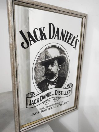Specchio Jack Daniel's con cornice legno