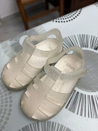Sandalias transparentes bebé Sfera talla 19