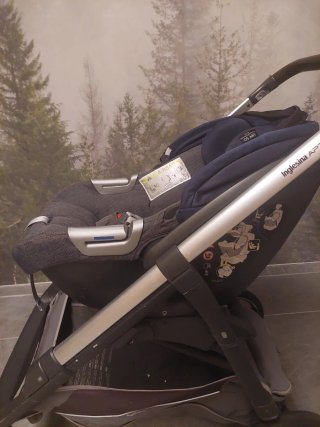 Passeggino Duo Ovetto + Culla + Pedana inglesina a