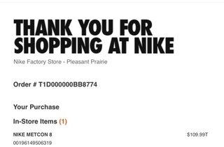 Zapatillas Nike Metcon 8 Negras y Blancas