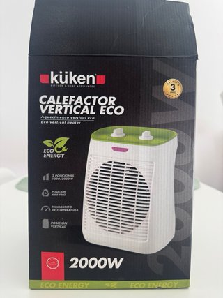 Calefactor vertical Kuken 2000W