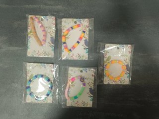 Lote 5 Pulseras Hechas a Mano