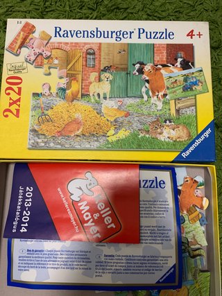 Puzzle Ravensburger Granja 2x20 piezas