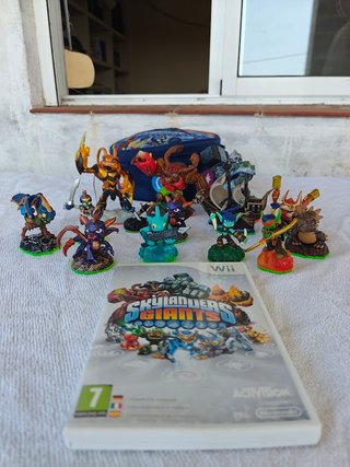 Lote Skylanders Giants para Nintendo Wii.