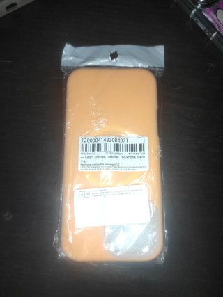 Funda Naranja iPhone 16 Pro Max