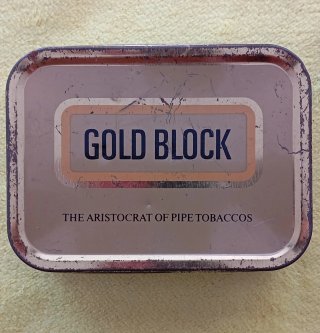 Caja metálica Gold Block The Aristocrat