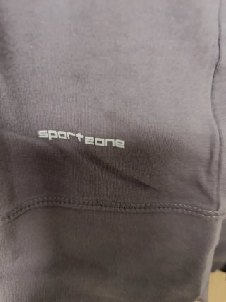 Sudadera Sport Zone gris cremallera Talla L