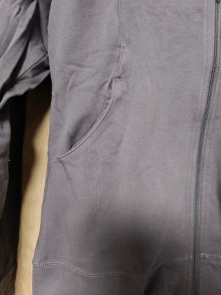 Sudadera Sport Zone gris cremallera Talla L