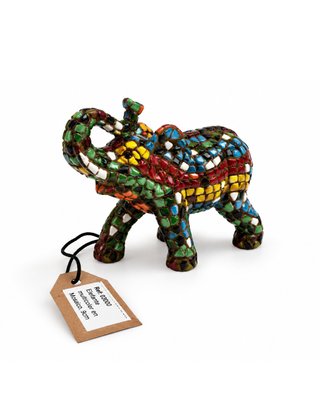 Figura Elefante Barcino Multicolor 9cm