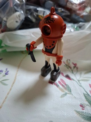 Playmobil buzo con pulpo