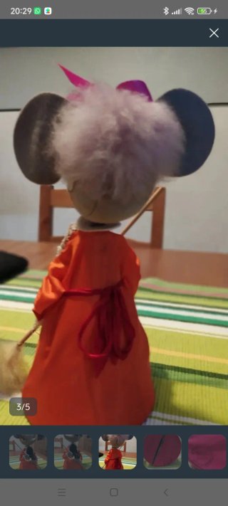 Antigua Muñeca de Colección "La Ratita Presumida"
