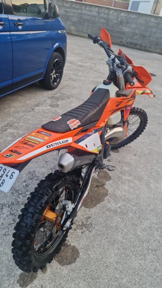 KTM 300 Tbi Enduro Moto Naranja Blanca