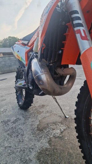 KTM 300 Tbi Enduro Moto Naranja Blanca