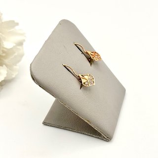 Pendientes de oro rosa 14kt
