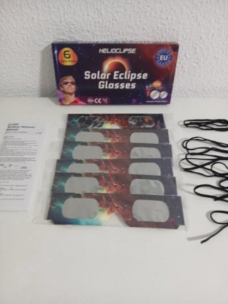 HELIOCLIPSE Gafas Eclipse Solar (6 Pares)