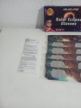 HELIOCLIPSE Gafas Eclipse Solar (6 Pares)