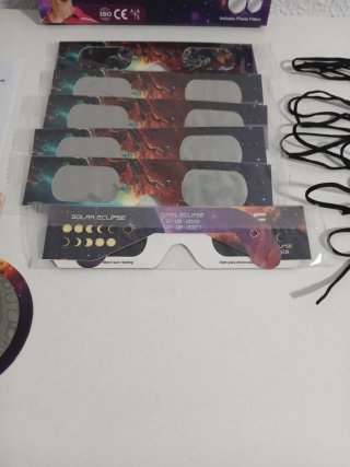 HELIOCLIPSE Gafas Eclipse Solar (6 Pares)