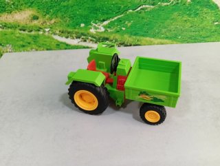 Tractor Playmobil Verde con Remolque