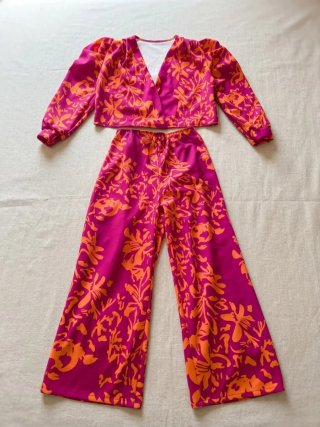 Conjunto estampado floral talla única