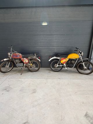 Moto Gilera Enduro 50 Roja y Amarilla