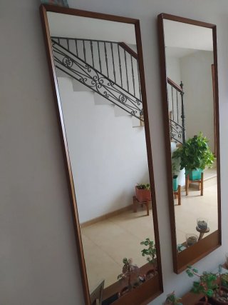 Espejos de madera y cristal