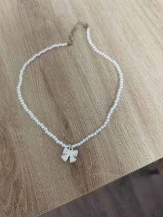 Conjunto de Joyería Perlas y Lazo