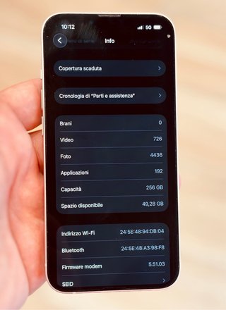 Apple iPhone 13 256gb pink - batteria 76%