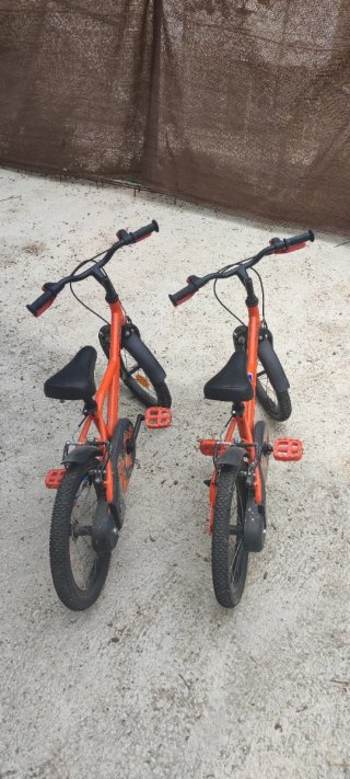 Bicicleta BTwin Naranja 14 Infantil