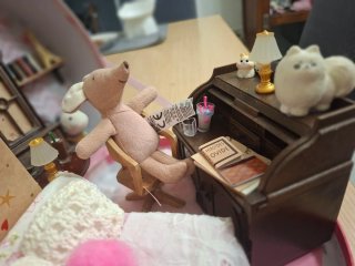 Maletín Maileg con dormitorio