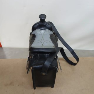 Bolso Artesanal Cuero Diseño Silla Montar