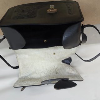 Bolso Artesanal Cuero Diseño Silla Montar