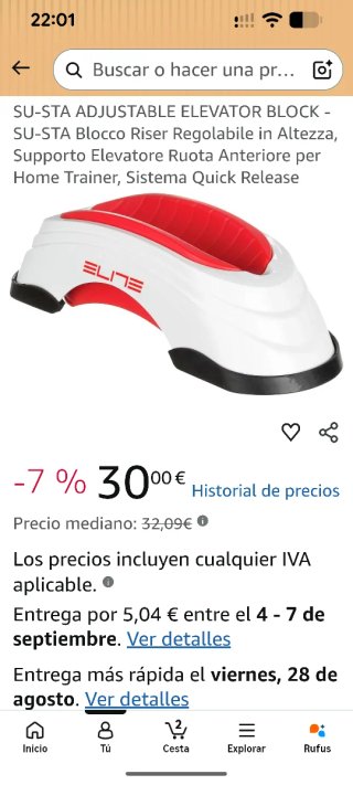 Rodillo Elite Novo Force con accesorios