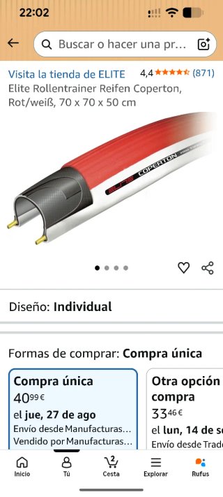 Rodillo Elite Novo Force con accesorios