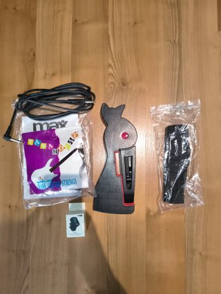 Bajo Eléctrico Blanco + Accesorios