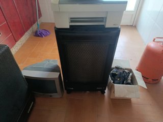 Estufa de gas y electrodomésticos