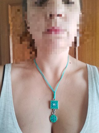 Conjunto Collar y Pulsera Turquesa