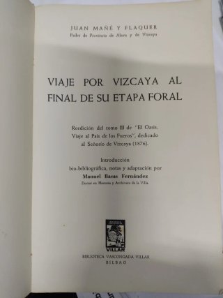 Viaje por Vizcaya Mané