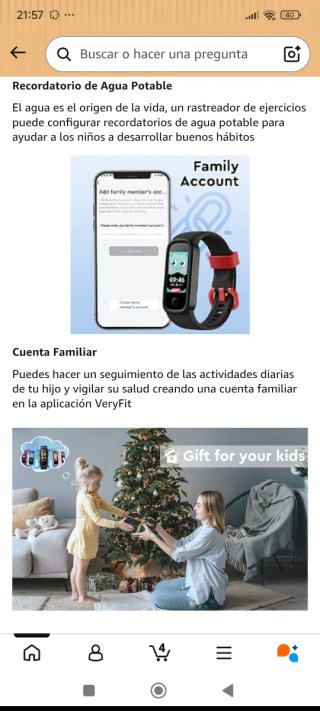 Pulsera de actividad negra y rojo