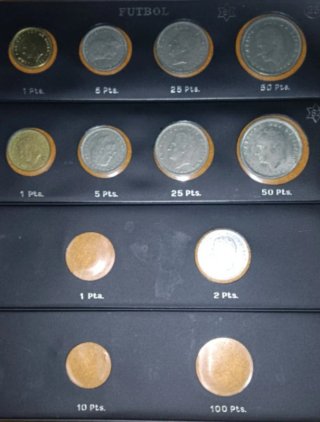 Lote monedas Juan Carlos I (1975-1985)