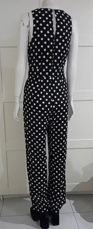 Mono Lunares Negro y Blanco