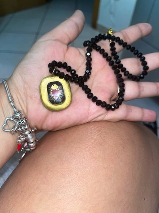 Collana con ciondolo cuore sacro