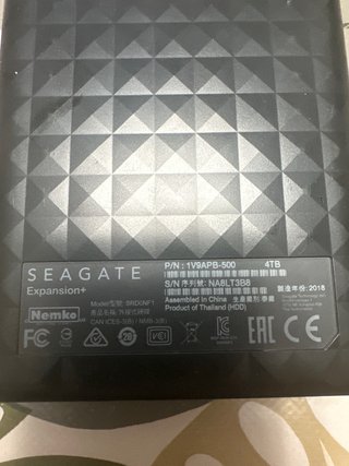 Disco Duro Externo Seagate 4TB