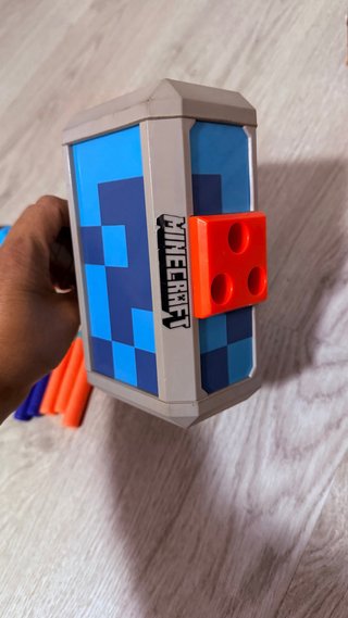 Pistola Martillo Minecraft Nerf