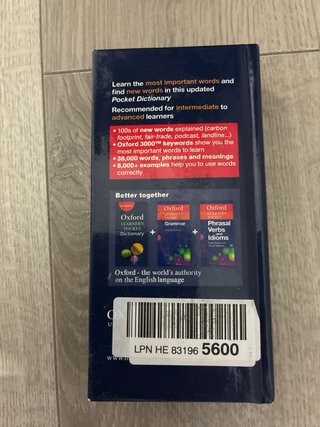Oxford Learner's Pocket Dictionary A pocket-siz...