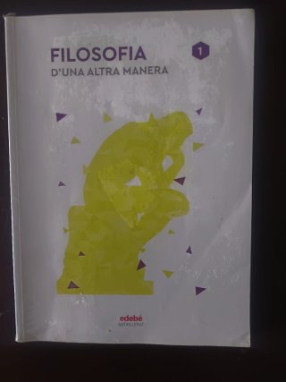 Filosofia 1,Batxillerat, D'una altra manera