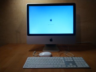 iMac 20 Mid 2007 teclado y ratón originales