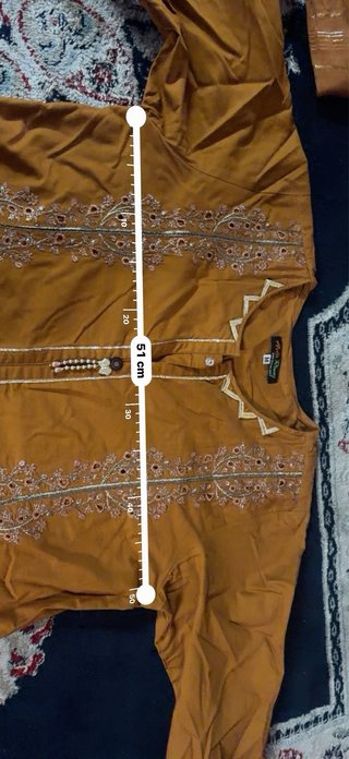 Completo tradizionale oro/arancio taglia M