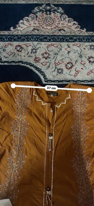 Completo tradizionale oro/arancio taglia M