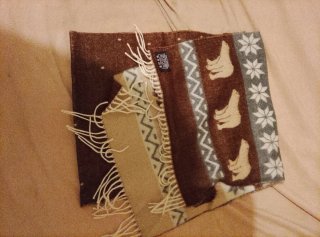Bufanda Maxi -Acrílico -NUEVA- Made in FRANCE