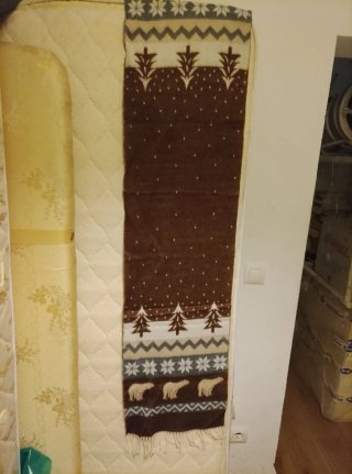 Bufanda Maxi -Acrílico -NUEVA- Made in FRANCE